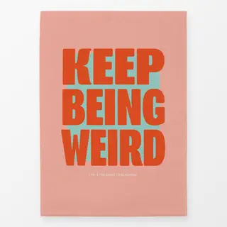 Geschirrtücher Keep being Weird Rosa