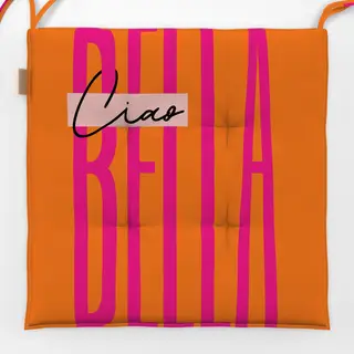 Sitzkissen Ciao Bella Orange