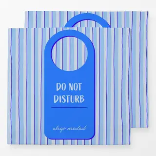 Servietten Do not disturb Blau