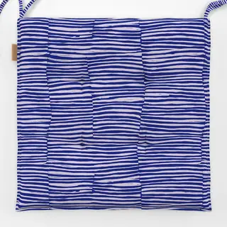 Sitzkissen Geradlinigkeit blau