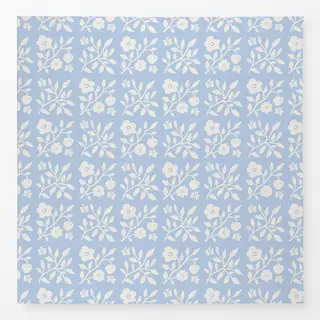 Tischdecke Blütenzweig Hellblau