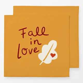 Servietten Fall in Love