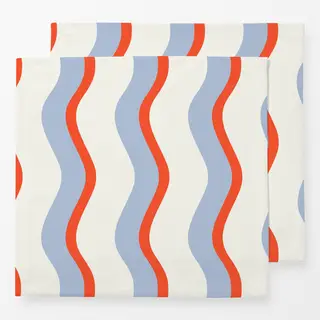 Servietten Bunte Wellen