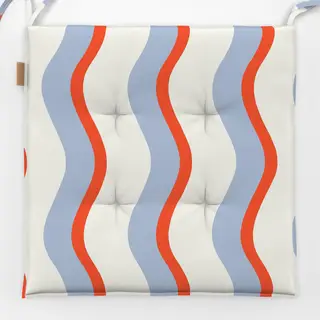 Sitzkissen Bunte Wellen