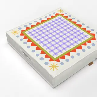 Bodenkissen Playful Check
