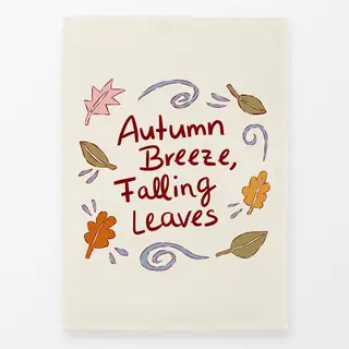 Geschirrtücher Autumn Breeze Falling Leaves