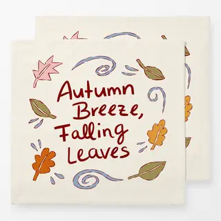 Servietten Autumn Breeze Falling Leaves