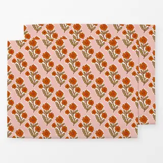 Tischset Aster Block Print