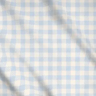 Meterware Midsummer Karo Hellblau