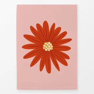 Geschirrtücher Herbst Aster Blume Rot