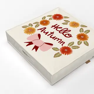 Bodenkissen Hello Autumn Kranz