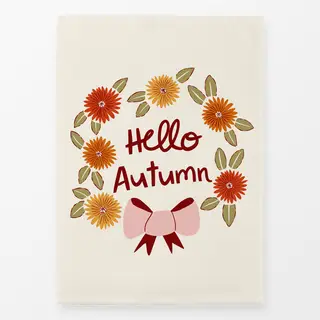 Geschirrtücher Hello Autumn Kranz