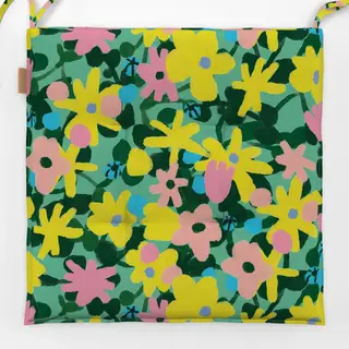 Sitzkissen Muster Blumen Blumenwiese