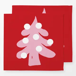 Servietten Christmas Tree Dots