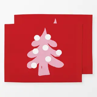 Tischset Christmas Tree Dots