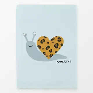 Geschirrtücher Schnecki mit Leoprint