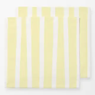 Servietten Stripes hellgelb