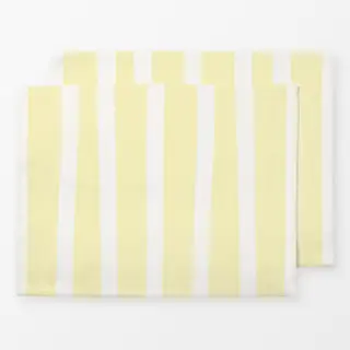 Tischset Stripes hellgelb