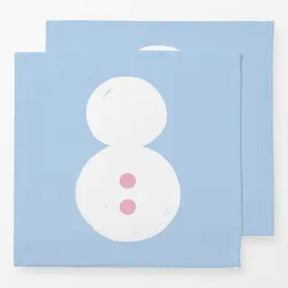 Servietten Schneemann