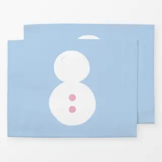Tischset Schneemann