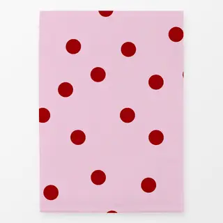 Geschirrtücher Polka Dots / Punkte rosa & bordeaux