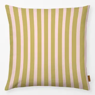 Kissen Streifen rosa gold