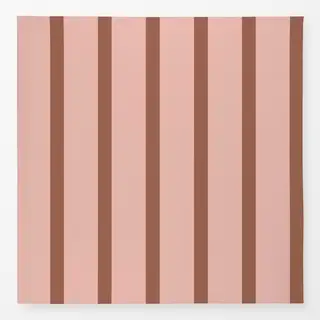 Tischdecke Streifen Terrakotta