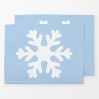 Tischset Schneeflocke
