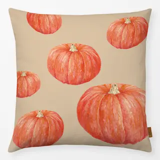 Kissen beige-braun