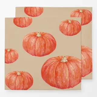 Servietten beige-braun
