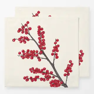 Servietten creme-weiss