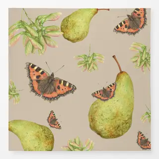 Tischdecke beige-braun