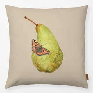 Kissen beige-braun