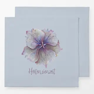 Servietten Hortensienzeit