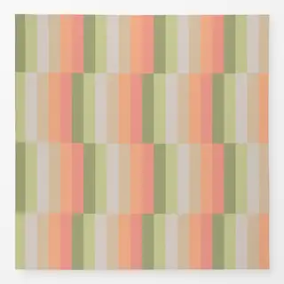 Tischdecke bunte Streifen im Versatz