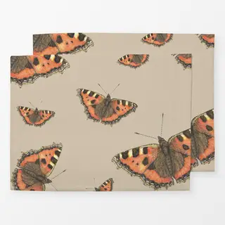 Tischset beige-braun