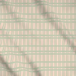 Meterware grün-orange