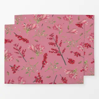 Tischset rosa