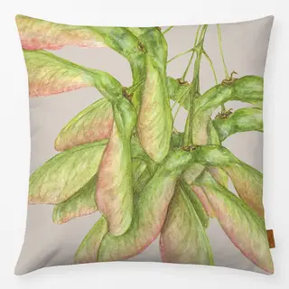 Kissen grau-beige