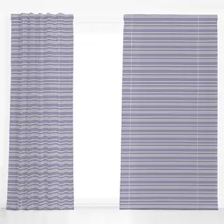 Dekovorhang violett-grün