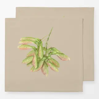 Servietten beige-braun