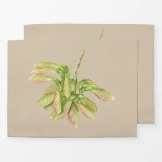 Tischset beige-braun