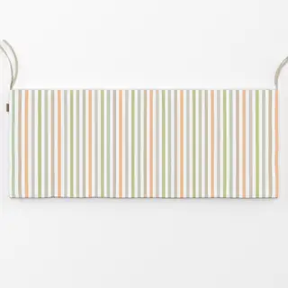 Bankauflage bunte Streifen schmal