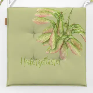 Sitzkissen Herbstgeflüster - grün