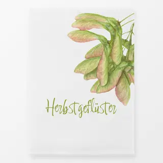 Geschirrtücher Herbstgeflüster - weiß