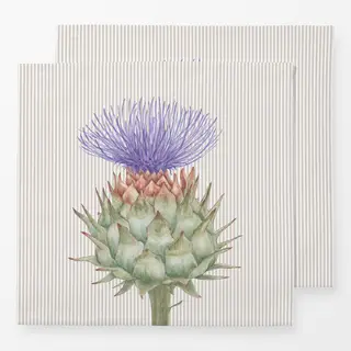 Servietten Streifen beige