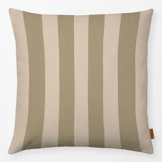 Kissen Streifen beige