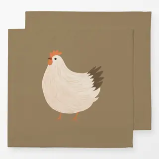 Servietten Huhn