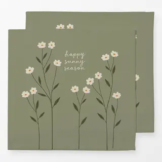 Servietten Blumen Frühling Sommer