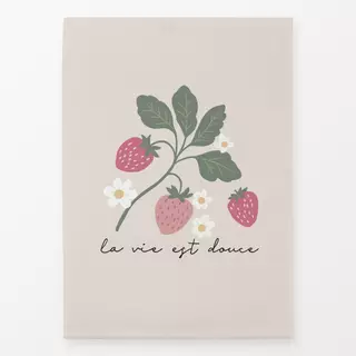 Geschirrtücher Erdbeeren La Vie Est Douce